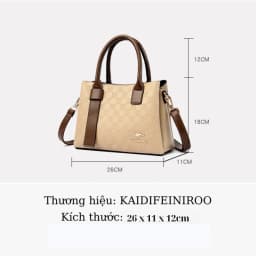 Thumbnail Túi xách nữ công sở Hàn Quốc đẹp cao cấp đeo vai đeo chéo 2025 Kaidifeiniroo KF46 (5293) Size 26cm. 2