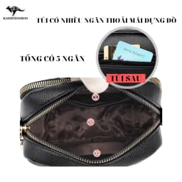 Thumbnail Túi xách nữ công sở mini đẹp Hàn Quốc thời trang cao cấp KAIDIFEINIROO KF33 (8042) Size 18cm 4
