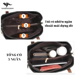 Thumbnail Túi xách nữ công sở thời trang cao cấp Hàn Quốc đẹp KAIDIFEINIROO KF28 (5603) Size 26cm 3