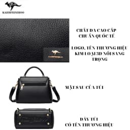 Thumbnail Túi xách nữ công sở thời trang cao cấp đẹp Hàn Quốc KAIDIFEINIROO KF09 (5887) Size 23cmj 4