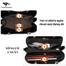 Thumbnail Túi xách nữ công sở to đẹp cao cấp Hàn Quốc thời trang cao cấp KAIDIFEINIROO KF31 (5905) 3