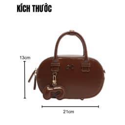 Thumbnail Túi Xách Nữ Đeo Chéo Chính Hãng MICOCAH Kiểu Dáng Hàn Quốc Thời Trang Da Cao Cấp MC194 (KÈM HỘP) 4