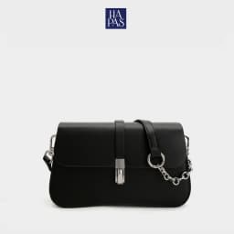 Thumbnail Túi Xách Nữ Đeo Chéo Grace Bag Đáy Cong Khóa Gài Sz 23 HAPAS - TDC230512 1