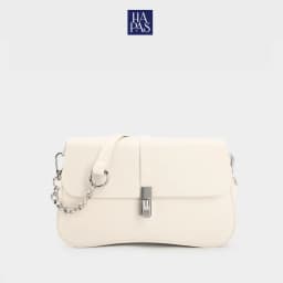 Thumbnail Túi Xách Nữ Đeo Chéo Grace Bag Đáy Cong Khóa Gài Sz 23 HAPAS - TDC230512 2