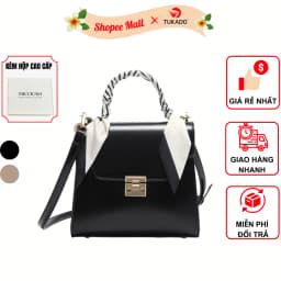 Thumbnail Túi Xách Nữ Đeo Chéo MICOCAH Dáng Công Sở Thời Trang Phối Nơ Da Cao Cấp Cực Đẹp MC79 KÈM HỘP 1