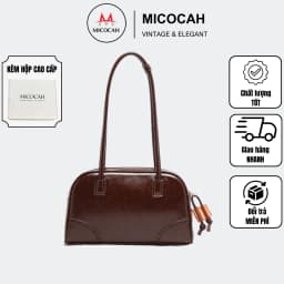Thumbnail Túi Xách Nữ Đeo Vai Chính Hãng MICOCAH Dáng Công Sở Thời Trang Sang Trọng Da Cao Cấp MC215 (KÈM HỘP) 1