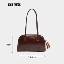 Thumbnail Túi Xách Nữ Đeo Vai Chính Hãng MICOCAH Dáng Công Sở Thời Trang Sang Trọng Da Cao Cấp MC215 (KÈM HỘP) 4