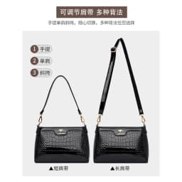 Thumbnail Túi xách nữ đẹp cao cấp KAIDIFEINIROO Hàn Quốc đủ 2 dây đeo KF18 (8087) sang trọng đeo chéo đeo vai 4