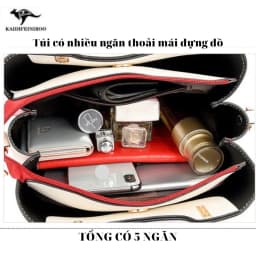 Thumbnail Túi xách nữ đẹp công sở Hàn Quốc thời trang cao cấp KAIDIFEINIROO KF14 (5863) Size 27cm 3