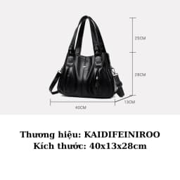 Thumbnail Túi xách nữ KAIDIFEINIROO công sở cao cấp phong cách Hàn Quốc KF54 (2208) size 40cm 2