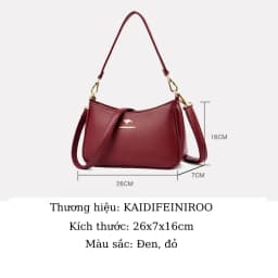 Thumbnail Túi xách nữ KAIDIFEINIROO đẹp cao cấp chính hãng KF13 size 26cm. Có đủ 2 quai dài và ngắn. 2