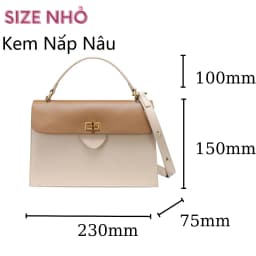 Thumbnail Túi xách nữ Nucelle ViAnh Store da thật thời trang đi làm đi chơi 110332A 3