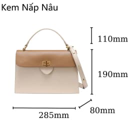 Thumbnail Túi xách nữ Nucelle ViAnh Store da thật thời trang đi làm đi chơi 110332A 4