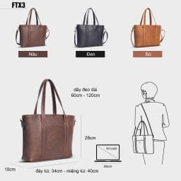 Thumbnail Túi xách nữ thời trang đa năng FA DO DA FTX3 nhiều màu 2