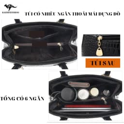 Thumbnail Túi xách nữ thời trang cao cấp công sở Hàn Quốc to đẹp KAIDIFEINIROO KF39 (8090) 3