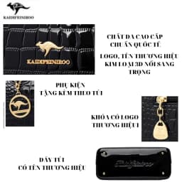 Thumbnail Túi xách nữ thời trang cao cấp công sở Hàn Quốc to đẹp KAIDIFEINIROO KF39 (8090) 4