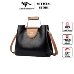 Thumbnail Túi xách nữ thời trang cao cấp công sở Hàn Quốc đẹp KAIDIFEINIROO KF06 (5860) Size 27cm 1