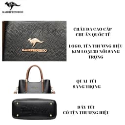 Thumbnail Túi xách nữ thời trang cao cấp Hàn Quốc công sở đẹp KAIDIFEINIROO KF10 (5822) size 29cm 4