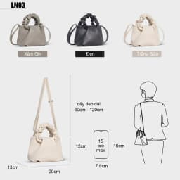 Thumbnail TÚI XÁCH NỮ THỜI TRANG MINI CẦM TAY PETLA LN03 2