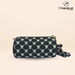 Thumbnail Túi xách nữ TTWN BEAR chính hãng - TN2382 vải thêu dệt kim kèm charm, dây đeo 3