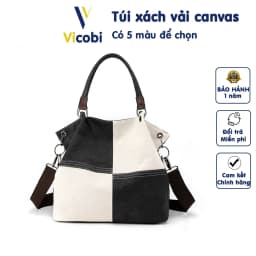 Thumbnail Túi xách nữ vải Canvas dày dặn Ronan Vicobi CV2 1