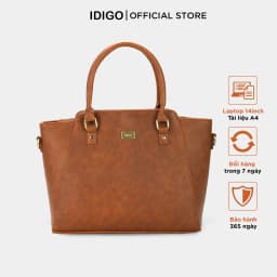 Thumbnail Túi xách tay công sở nữ laptop 14inch, tài liệu A4 IDIGO FB2 - 5053 1