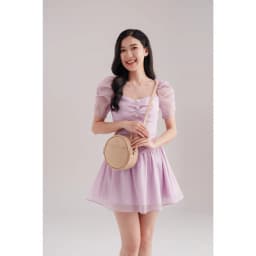 Thumbnail Túi Yuumy (Thời trang nữ dáng tròn phối ngăn size 18 - Túi đeo chéo da Seasand YN261) 4