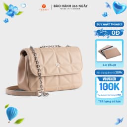 Thumbnail Túi Yuumy (Thời trang nữ dây đeo phối xích cá tính size 23 - Túi đeo chéo da Seasand YN212) 1