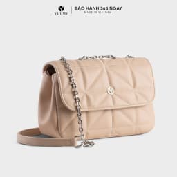 Thumbnail Túi Yuumy (Thời trang nữ dây đeo phối xích cá tính size 23 - Túi đeo chéo da Seasand YN212) 2