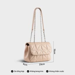Thumbnail Túi Yuumy (Thời trang nữ dây đeo phối xích cá tính size 23 - Túi đeo chéo da Seasand YN212) 4