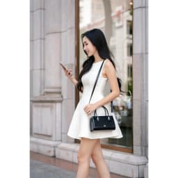 Thumbnail Túi Yuumy (Thời trang nữ thiết kế tinh tế size 21 - Túi đeo chéo da Smooth YN283) 4