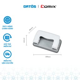 Thumbnail Đục lỗ Comix B2914N 12 tờ, B2915N 25 tờ, B2917N 35 tờ - màu trắng sữa 1