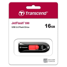 Thumbnail USB 2.0 Transcend Jet Flash 590K 16GB 5Gbps TS16GJF590K - Bảo hành 5 năm 1