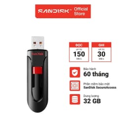 Thumbnail USB 3.0 SanDisk Cruzer Glide CZ600 16GB - 32GB - 64GB - Bảo hành chính hãng 2