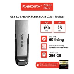 Thumbnail USB 3.0 SanDisk Ultra Flair CZ73 16GB - 32GB - 64GB - 128GB - 256GB 150MB/s 1
