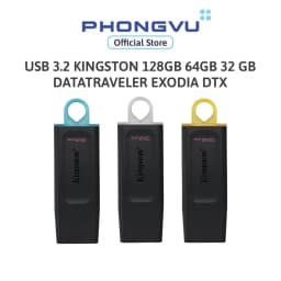 Thumbnail USB 3.2 Kingston 128GB 64GB 32 GB DataTraveler Exodia DTX - Bảo hành 60 tháng 1
