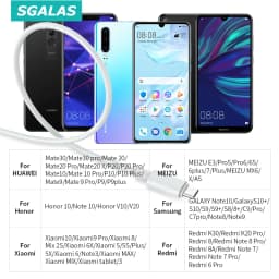 Thumbnail USB 6A 100W Type C Fast Charging Cable for Huawei Mate 40 30 Xiaomi Samsung -SGALAS 4