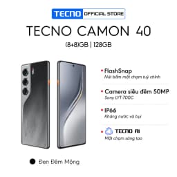 Thumbnail [ ƯU ĐÃI MỞ BÁN] Điện thoại Tecno Camon  40 8Gb/128GB - Helio G100 Ultimate - Amoled 120Hz - 5200mAh 1
