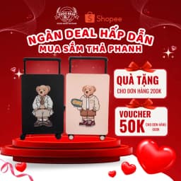 Thumbnail Vali GUOO BEAR chính hãng - GU9001 GU9002 đi du lịch size 20, size 24 1