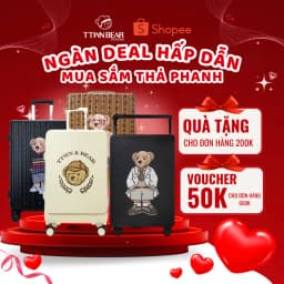Thumbnail Vali TTWN BEAR chính hãng - TN7041 đi du lịch, đi chơi size 20, size 24 1