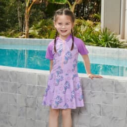 Thumbnail Váy bơi bé gái SKIDS đầm đi biển cho bé gái họa tiết đáng yêu cho trẻ 2 đến 10 tuổi 4