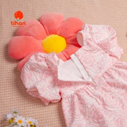 Thumbnail Váy cho bé gái TIHON cao cấp chất xốp hoa nổi siêu dễ thương cho bé VT0750649 4