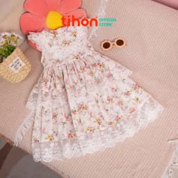 Thumbnail Váy cho bé gái TIHON cao cấp thiết kế hai tầng bồng bềnh điệu đà cho bé VT0786029 1
