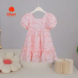 Thumbnail Váy công chúa dáng xòe TIHON cao cấp chất liệu tơ xốp hoa mềm mịn VT0750649 4