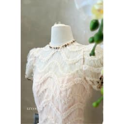 Thumbnail Váy Đẹp Dáng Ngắn Phối Ren Lưới LECOONG V779 Đầm Tiểu Thư Màu Hồng Đi Tiệc Sang Chảnh 1