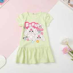 Thumbnail Váy hè LITIBABY cotton đuôi cá in hình babythree, thỏ rabbit size 2/12 tuổi 2