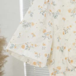 Thumbnail Váy hoa nhí tay ngắn cổ V V2025281 dáng xòe nữ tính - Đầm hoa vintage công sở đi chơi, đi làm 3