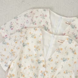 Thumbnail Váy hoa nhí tay ngắn cổ V V2025281 dáng xòe nữ tính - Đầm hoa vintage công sở đi chơi, đi làm 4