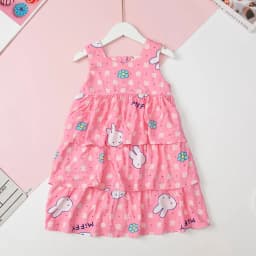 Thumbnail Váy lanh Đầm lanh LITIBABY cho Bé gái 3 tầng cho bé 14kg - 30kg 3