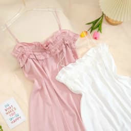 Thumbnail Váy Ngủ 2 Dây Lụa Pháp Cao Cấp Bèo Ngực Dáng Suông 4LOVA 4